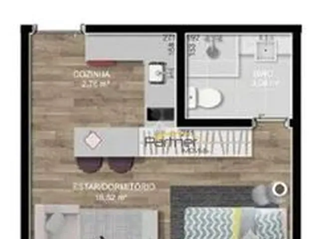 Imagem 14: Studio com 1 Dormitório À Venda, 31 M² por R$ 387.112 - Batel - Curitiba/Pr