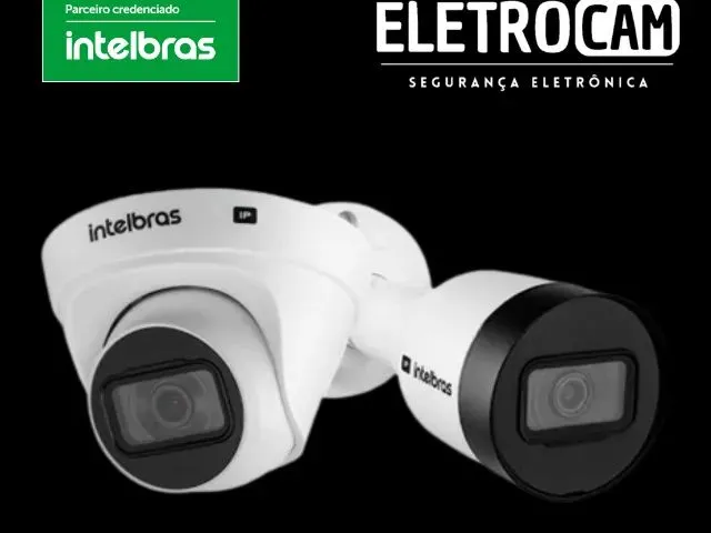 Imagem 1: Sistema Cftv com 4 Câmeras Intelbras + Material Completo para Instalação. Hd 1Tb