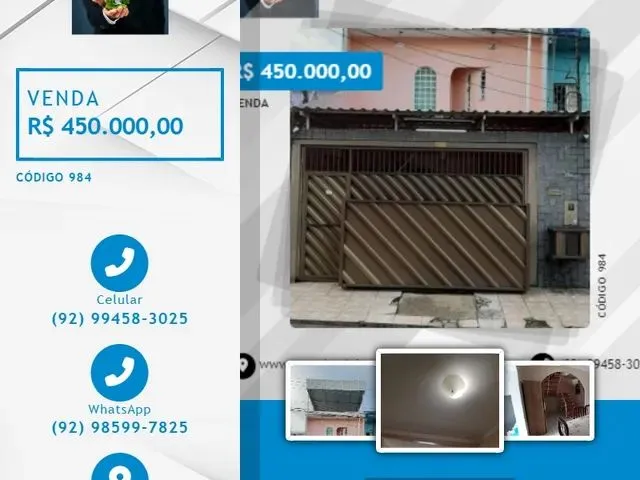Imagem 1: Adquira Esta Casa de 2 Pavimentos com 3 Quartos e 2 Suítes na Compensa