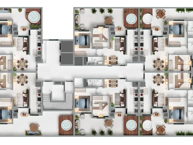 Imagem 1: Apartamento à venda em Curitiba-PR, Bairro Alto: 2 quartos, 1 suíte, 2 banheiros, 1