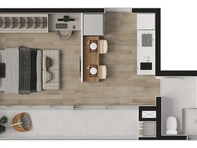 Imagem 8: Apartamento à venda no bairro Batel - Curitiba/PR