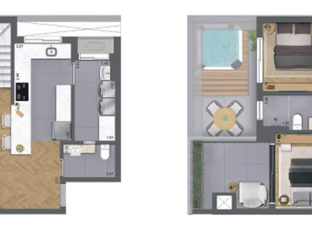 Imagem 14: Apartamento à venda no Champagnat, Curitiba-PR, 2 quartos, 1 suíte, 2 banheiros, 1 vaga
