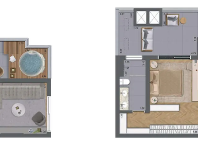 Imagem 15: Apartamento à venda no Champagnat, Curitiba-PR, 2 quartos, 1 suíte, 2 banheiros, 1 vaga