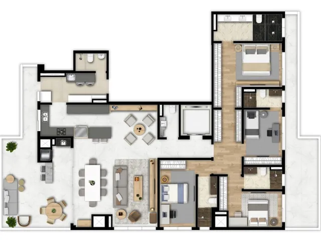 Imagem 8: Apartamento à venda em Curitiba-PR, Bigorrilho: 2 quartos, 2 suítes, 3 banheiros, 2