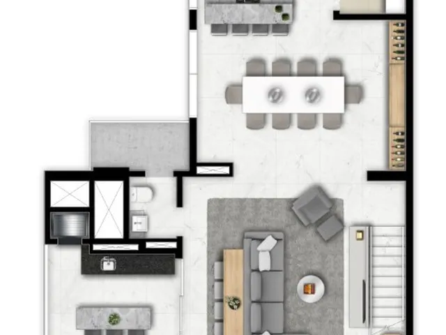 Imagem 10: Apartamento à venda em Curitiba-PR, Bigorrilho: 2 quartos, 2 suítes, 3 banheiros, 2