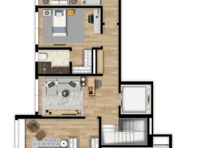 Imagem 11: Apartamento à venda em Curitiba-PR, Bigorrilho: 2 quartos, 2 suítes, 3 banheiros, 2