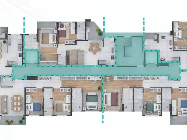 Imagem 1: Apartamento à venda no bairro Mercês - Curitiba/PR