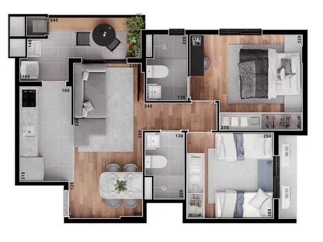 Imagem 4: Apartamento À Venda no Bairro Centro - Curitiba/Pr