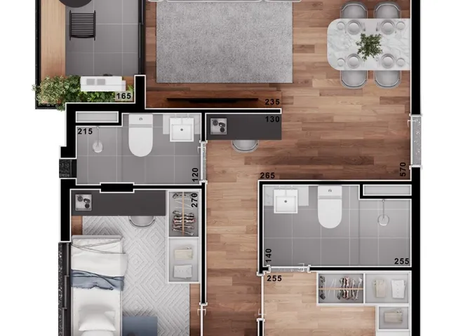 Imagem 5: Apartamento À Venda no Bairro Centro - Curitiba/Pr