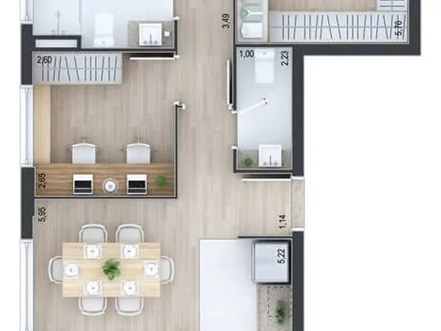 Imagem 2: Apartamento à venda no bairro Cabral - Curitiba/PR