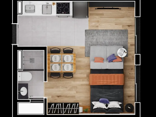 Imagem 5: Apartamento à venda no bairro Novo Mundo - Curitiba/PR