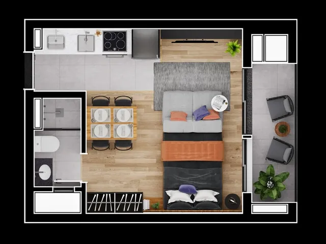 Imagem 6: Apartamento à venda no bairro Novo Mundo - Curitiba/PR