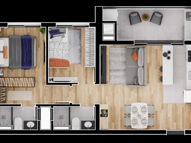 Imagem 8: Apartamento à venda no bairro Novo Mundo - Curitiba/PR