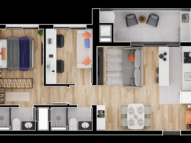 Imagem 9: Apartamento à venda no bairro Novo Mundo - Curitiba/PR
