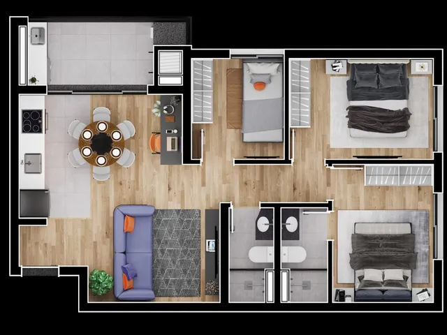 Imagem 10: Apartamento à venda no bairro Novo Mundo - Curitiba/PR