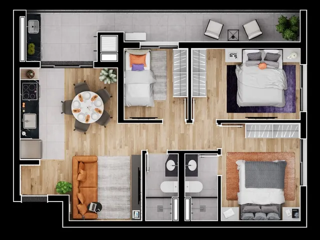 Imagem 11: Apartamento à venda no bairro Novo Mundo - Curitiba/PR