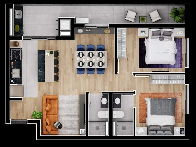 Imagem 12: Apartamento à venda no bairro Novo Mundo - Curitiba/PR