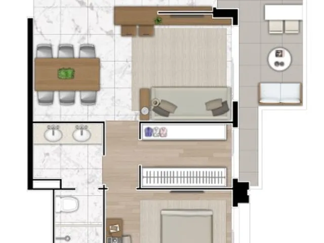 Imagem 12: Apartamento à venda em Cristo Rei, Curitiba-PR: 3 quartos, 1 suíte, 2 banheiros, 1