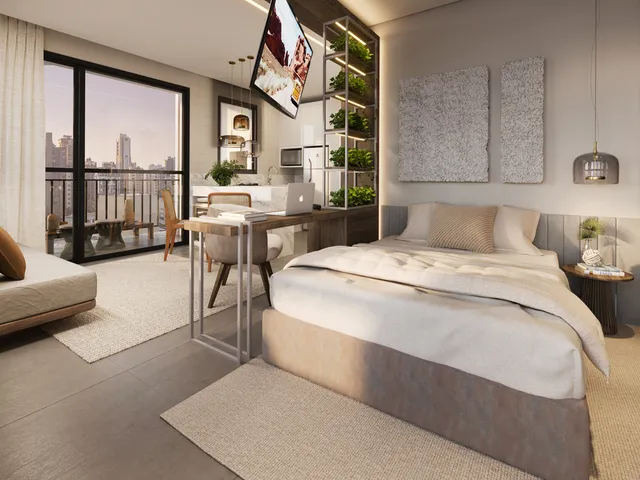 Imagem 9: Apartamento à venda em Curitiba, Batel, com 1 quarto, 52.68m²