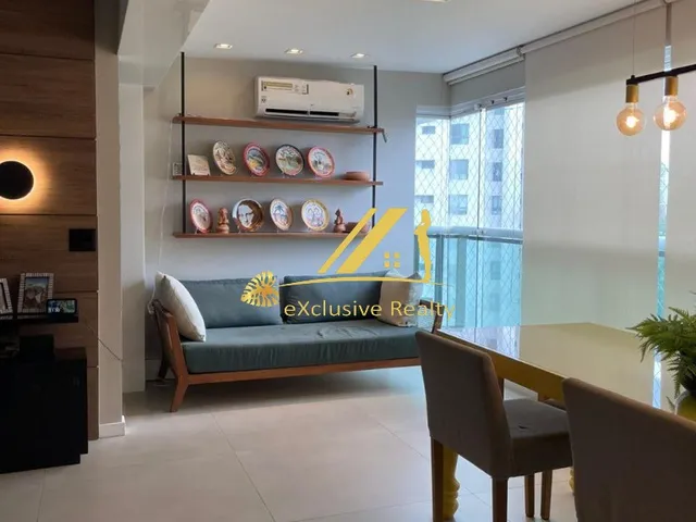 Imagem 9: Apartamento 3 suítes na Pituba para aluguel decorado e Mobiliado. 137m2, 2 vagas soltas