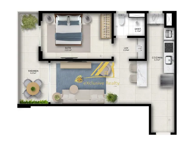 Imagem 2: SETTE: Studio, Quarto e Sala e 2 Quartos, com ótimo lazer no Rooftop, em Ilhéus, vista