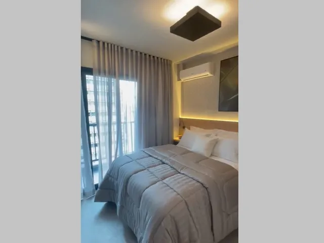 Imagem: Studio com Varanda e Airbnb Liberado no
