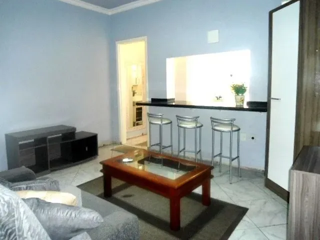 Imagem: O apartamento possui 1 Dormitório, 1 Banheiro, 48m² de