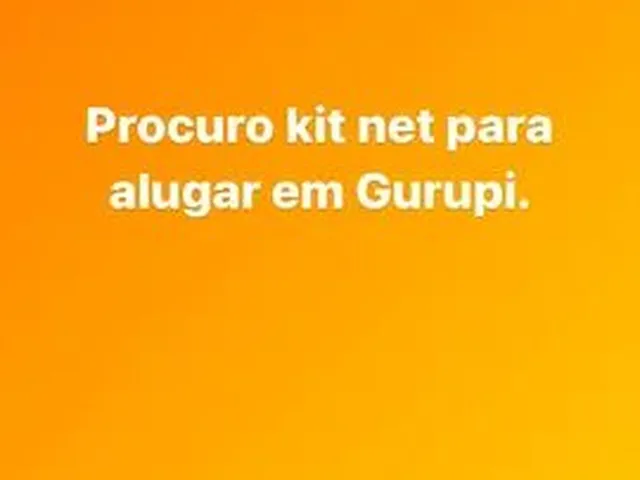 Imagem: Kit Net para Alugar
