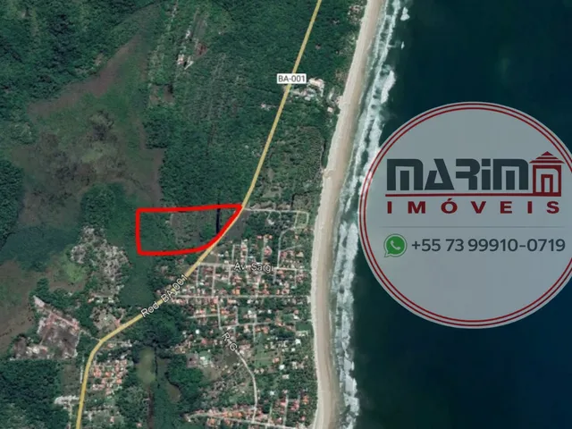 Imagem 8: Área com 69.831 m², com 255 metros de frente para a Rodovia BA 001. A 300 metros da