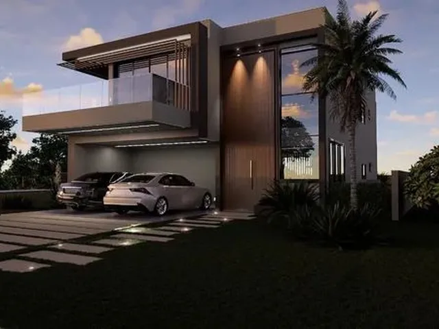 Imagem: A casa possui 4 Dormitórios, 4 Suítes, 5 Banheiros,