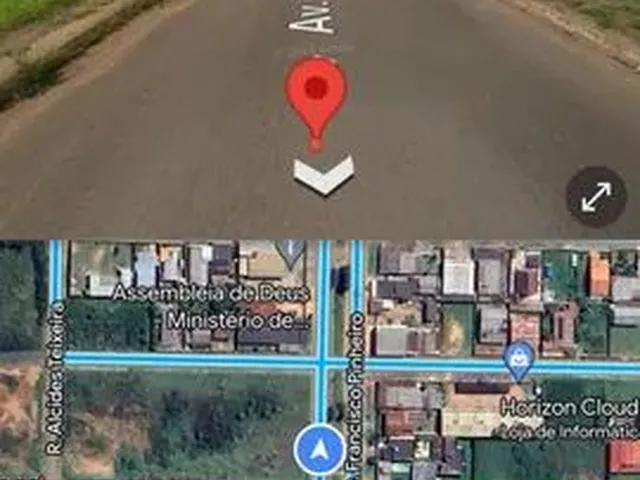 Imagem: O terreno está localizado em Boa União, Rio Branco à