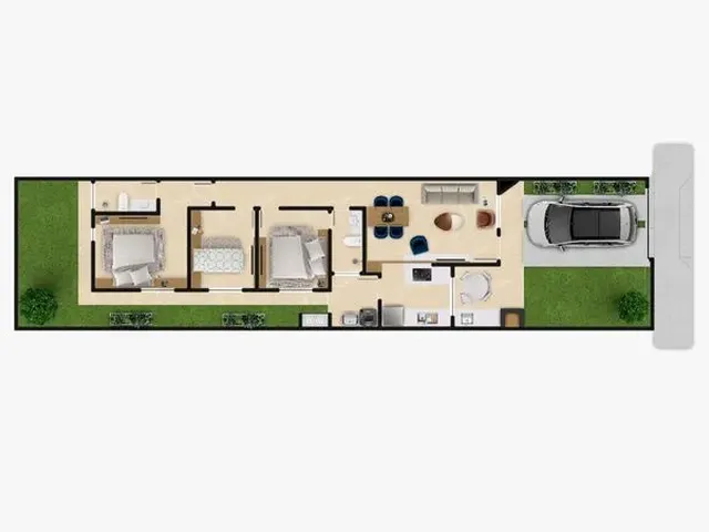 Imagem: Casa com 3 Quartos no Eusébio
