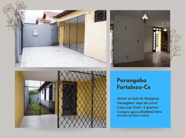 Imagem: Casa 4 Quartos (Próximo Ao Shopping Parangaba