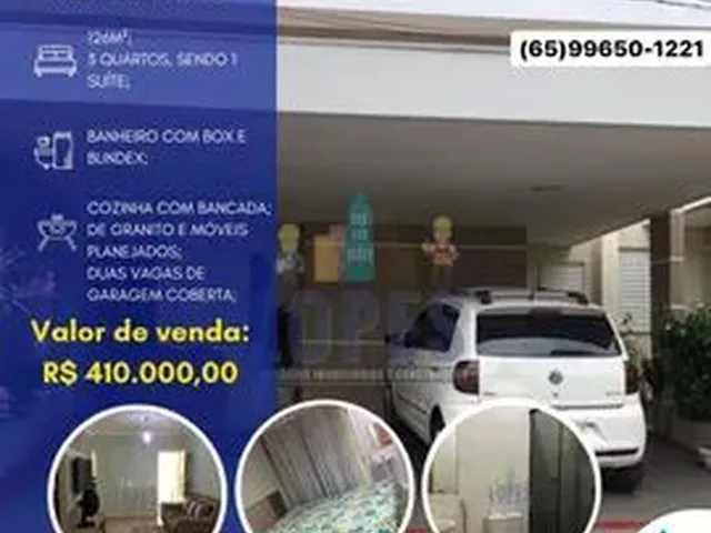 Imagem: Vendo Casa de 3 Quartos no Condomínio Montenegro