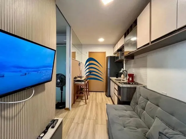 Imagem 6: Edifício Smart Pituba, 1/4 com varanda, mobiliado,nascente, com vista para o mar e