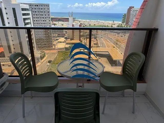 Imagem 1: Studio Smart Convenções, 21m2, mobiliado, vaga rotativa, andar alto, vista mar