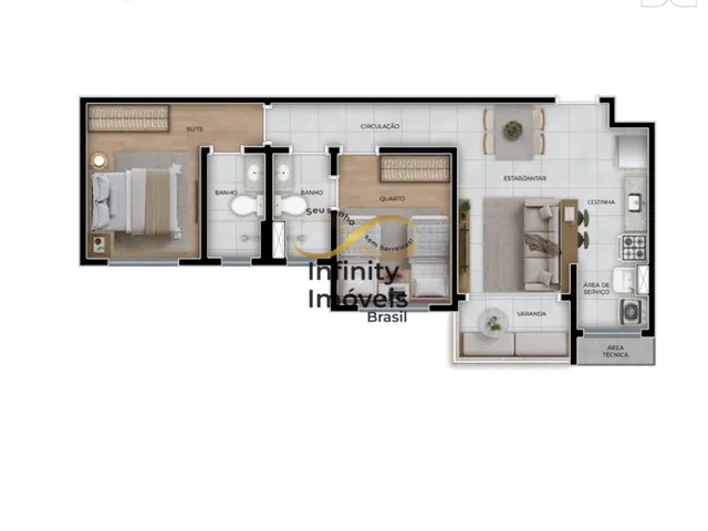 Imagem 13: Apartamento à venda no bairro Serrano - Belo Horizonte/MG