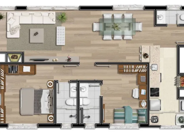 Imagem 9: Chartres Apartamento com 2 dormitórios