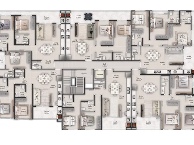 Imagem 4: Saint Tropez - Breve Lançamento - Apartamento à venda no bairro Centro - Bombinhas/SC