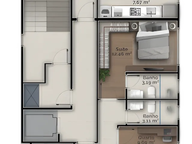 Imagem 15: Micenas Apartamento com 2 dormitórios