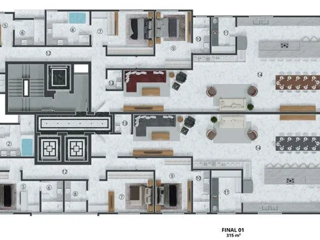 Imagem 4: Ópera Apartamento com 4 dormitórios