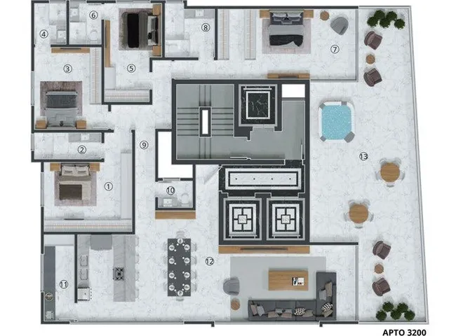 Imagem 12: Ópera Apartamento com 4 dormitórios