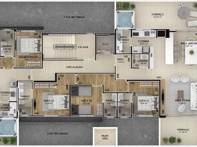 Imagem 5: Maison Schia Apartamento com 3 dormitórios