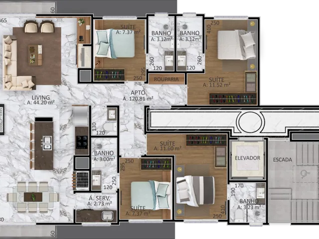Imagem 9: Abraham Lincoln Apartamento com 2 dormitórios