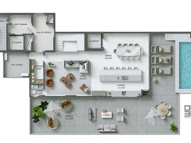 Imagem 13: Altimare Apartamento com 4 dormitórios