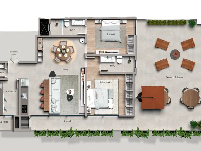 Imagem 14: Jardins Palace Apartamento com 2 dormitórios