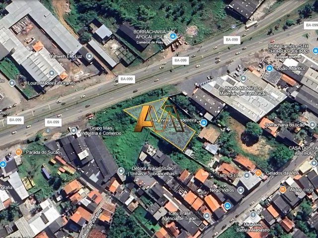Imagem: Terreno à venda no bairro Abrantes - Camaçari/BA