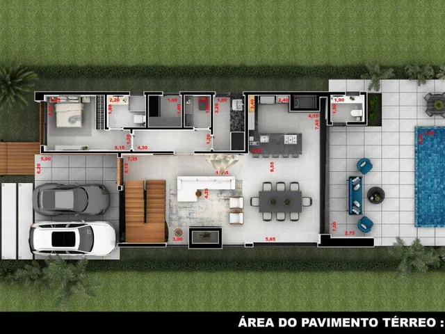 Imagem 3: Luxo em Torres: Mansão com 4 Suítes e Piscina no Bairro Itapeva – Condomínio Fechado