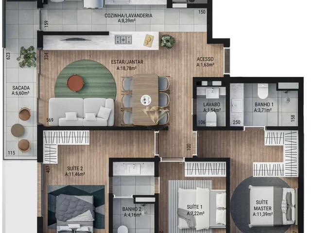Imagem 13: Apartamento 3 dormitórios no Centro de São Leopoldo