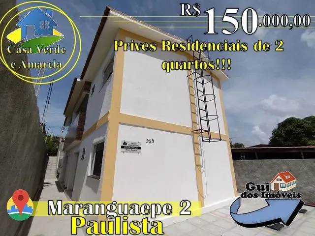 Imagem 1: Prive Estilo Apartamento para Venda Possui 50M² com 2 Quartos em Maranguape II - Paulista